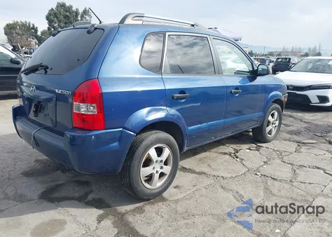 2008 Hyundai Tucson Gls z USA, uszkodzony, nr VIN KM8JM12B48U817355